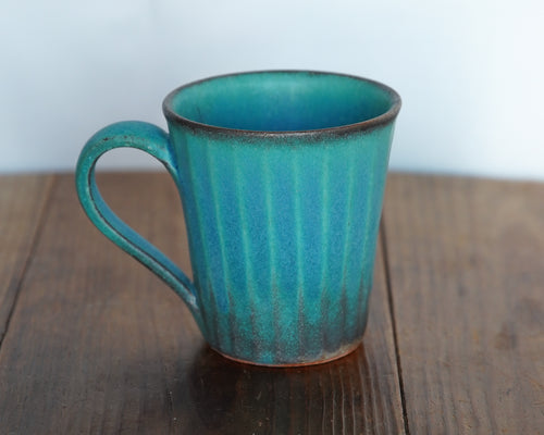 Turquoise  Mugs  - Wakasama Pottery